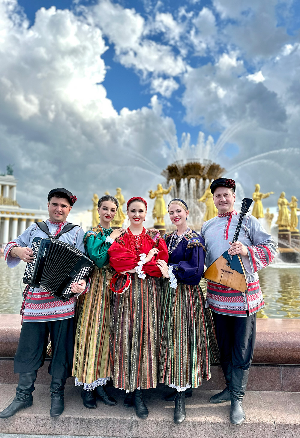 Выступление ансамбля